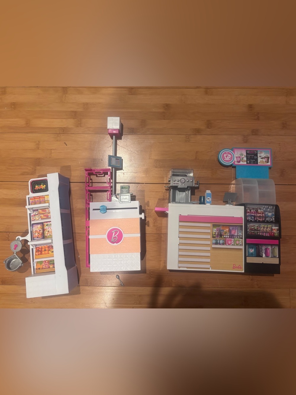 Barbie Store Furniture - Checkout, Grocery Store & Cafe